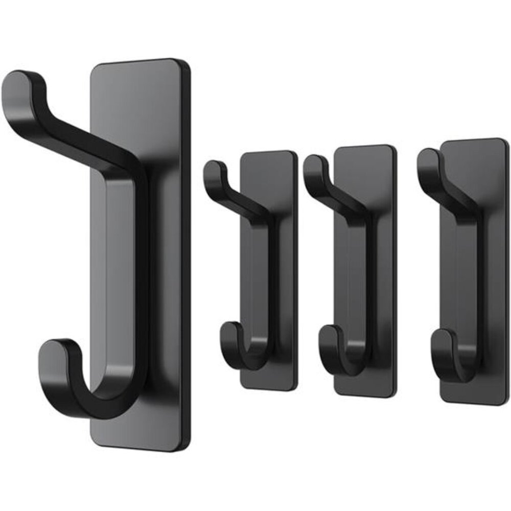 Wall Hooks for Coat and Towel: 10LB Adhesive Door Hanger Stick on